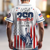 Personalized USA 250th Anniversary Patriotic Statue of Liberty Merica 250 Baseball Jersey Shirt HO82 902896