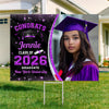 Custom Photo Class Of 2026 Personalized Graduation Yard Sign HA75 920462