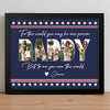 Custom Photo Happy Father's Day Picture Frame HA75 920256