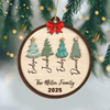 Custom Family Name Christmas Layer Wood Ornament Gift For Family HO82 900720