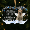 Custom Photo Pet Memorial Angel Acrylic Ornament Christmas Keepsake Gift CH07 180366