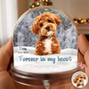 Custom Photo Forever in My Heart Memorial Acrylic Snow Globe HA75 898020