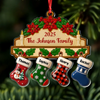 Custom Family Name Christmas Decor - Personalized Acrylic Ornament CH07 899494
