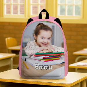 Custom Kid Photo Personalized Backpack Back To School Gift CH07 896186