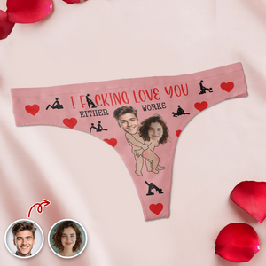 Custom Photo Face Underwear for Women Naughty Gift For Her CH07 910140