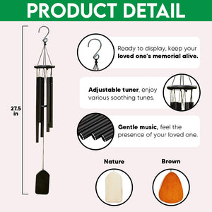 Custom Photo Gone But Never Forgotten Wind Chimes LM32 895095