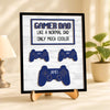 Gamer Dad 2-Layered Wooden Plaque With Stand TH10 892991