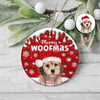 Custom Dog Cat Photo Christmas - Personalized Ceramic Ornament TH10 894383