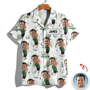 Custom Funny Golfer Photo Hawaii Shirt Gift For Golf Lovers CH07 899924