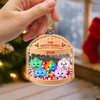 Personalized Family Glitter Dumpling Acrylic Ornament, Family Holiday Keepsake HO82 903644