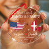 Forever A Part Of Our Family Glass Ornament For Christmas TH10 894849