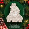 Custom Giraffe Family Shaped Cookie Stamp, Unique Baking Accessory HO82 904172