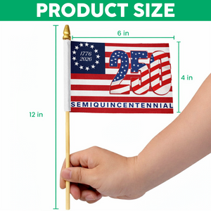 1776 2026 America 250th Semiquincentennial Us Flag Handheld Flag HA75 898902