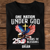 Custom Name 250 Years of Blessing America Dark Shirt LM32 899107