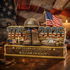 Personalized 250 Years Of Freedom 1776–2026 Acrylic Block Plaque - Veteran Gift, Patriotic Military Memorial Decor HO82 901854