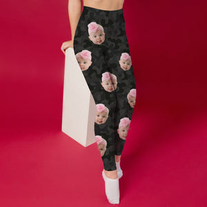 Custom Human Photo Camo Background Legging HO82 900486