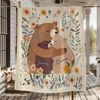 Custom Name Mama Bear Blanket, Mother’s Day Gift for Mom and Kids TH10 898871