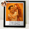 Caricature Wall Art For Funny Couples Picture Frame LM32 895097