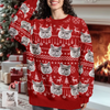 Custom Cat Photo Have A Pawesome Christmas Ugly Sweater TH10 896293