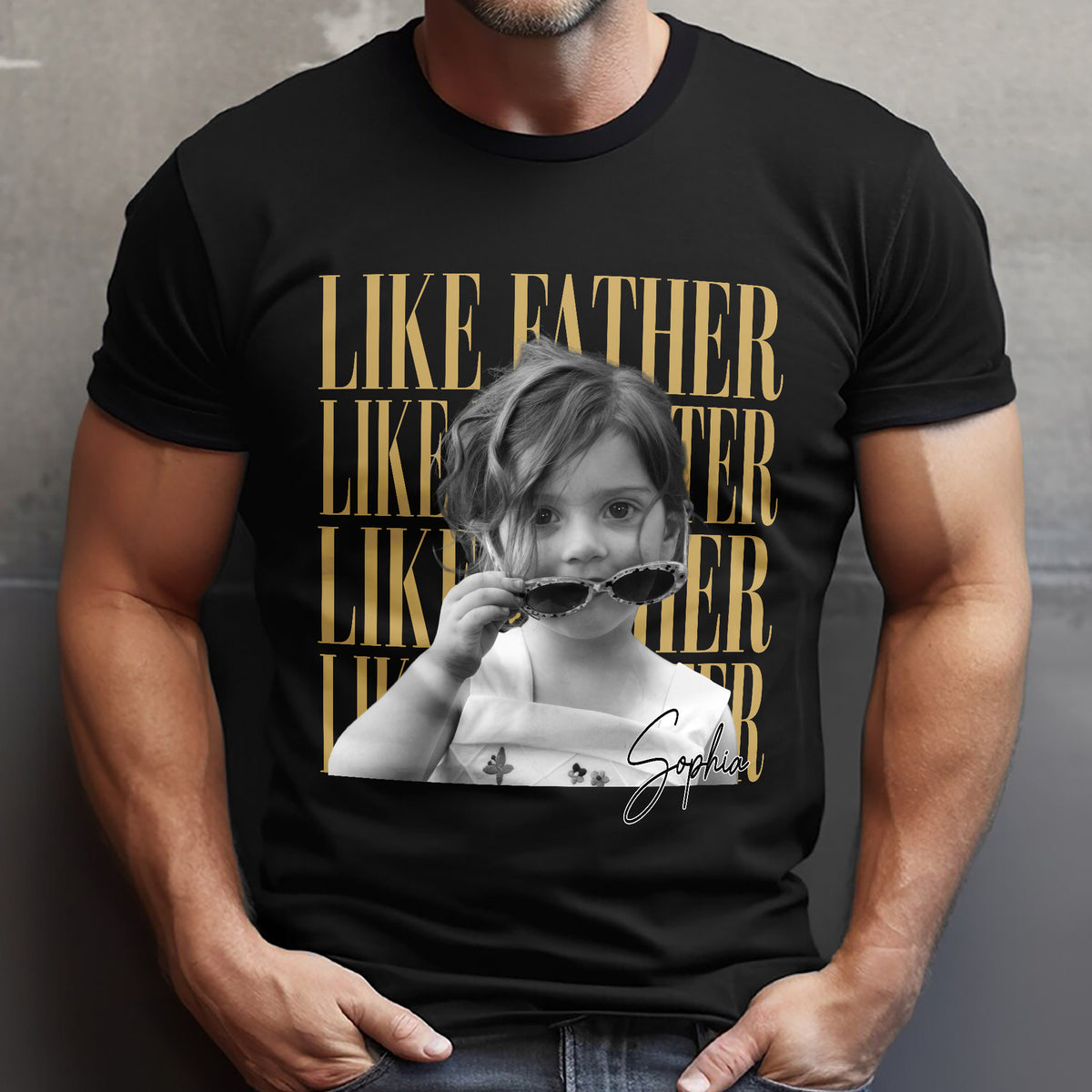 Custom Photo Like Father Like Daughter Comfort Shirt HO82 902690