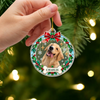 Custom Photo Dog Christmas Acrylic Ornament Gift For Dog Lovers HA75 919164