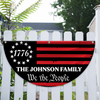 Custom Family Name We The People America Non-Pleated Fan Flag TH10 898537