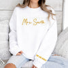 Personalized Wedding Gift, Wifey Mrs Sleeve Embroidered Sweatshirt LM32 899657