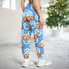 Custom Cute Dog Cat Face Pink Heart Pawprints Design Sweatpants LM32 897411