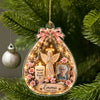 Custom Photo Forever In Our Hearts Memorial Acrylic Ornament TH10 171469