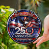 Custom Family Name American Pride Patriotic 250th Anniversary Eagle 1776–2026 Stained Glass Suncatcher HO82 901486
