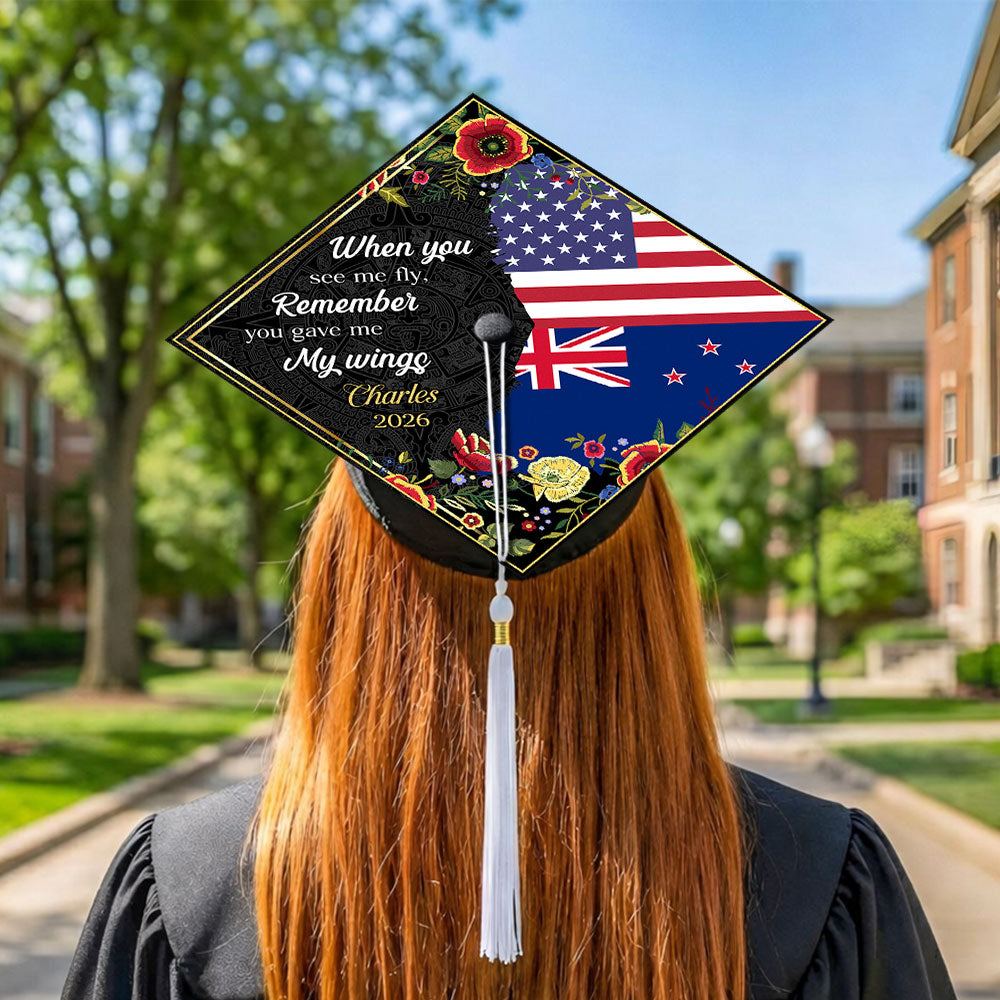 Custom Name Class Of 2026 I Believed I Could So I Did - National Graduation Cap Topper LM32 899265