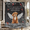 Snuggle This Blanket Memorial Pet Loss - Custom Dog Memorial Photo Blanket CH07 896482