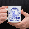 Personalized Spoiled Rotten Dog Toile De Jouy White Mug LM32 895079