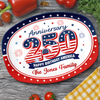 Custom Family Name 250th Happy Birthday America 1776-2026 Anniversary Platter HO82 902694