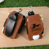 Custom Name Leather Golf Ball Bag Gift For Golfer Lovers CH07 899328