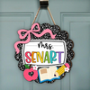 Custom Teacher Name Door Sign – Personalized Classroom Welcome Decor for Teachers TH10 170313