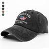 Charlie Kirk - Great American Patriot Washed Denim Baseball Cap LM32 65455
