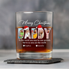 Custom Photo Merry Christmas Dad Family Whiskey Glass Gift For Dad HO82 894340