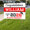 Personalized Congratulations Class Of 2026 Graduation Yard Sign TH10 898807