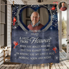 Personalized A Hug From Heaven Custom Photo Memorial Blanket CH07 896454
