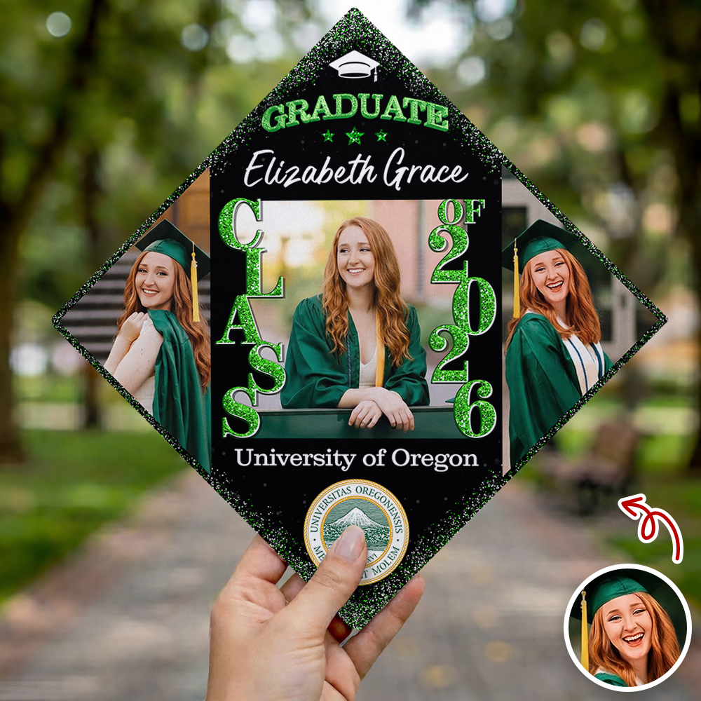Personalized Graduation Cap Topper Class of 2026 – Custom Grad Cap Decoration HO82 901740