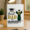 Personalized Proud Dad Proud Mom of a Graduate Graduation Building Block HO82 901424