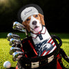 Custom Pet Photo With America Flag Golf Head Cover, Golf Club Cover - Gift For Dog Cat Dad Mom, Golf Lovers HO82 902312
