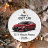 Personalized First Car Christmas Ceramic Ornament Gift For Car Lover TH10 171075