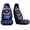 Custom Name God Bless America 250th Anniversary 1776-2026 Eagle Car Seat Cover HO82 902086
