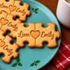 Personalized Couple Puzzle Shaped Cookie Stamp for Loved Ones HO82 904192