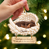 Custom Dog Photo I Loved You Your Whole Life Memorial Acrylic Ornament, Pet Remembrance Keepsake CH07 180744