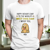 To The World Best Dog Dad Bright Shirt Personalized Gift For Father's Day HO82 893708
