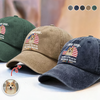 Custom Photo Dog Dad The Man The Myth The Snack Dealer - Personalized Washed Denim Baseball Cap CH07 896470