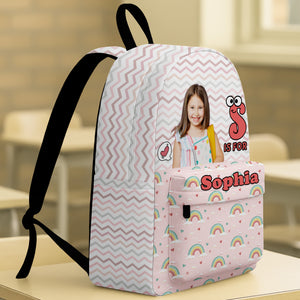 Custom Kid Photo Hello School Backpack CH07 896124